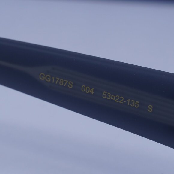 Gucci GG1787S 004 Cat Eye Sunglasses - Milky Grey/Violet - Picture 8 of 11